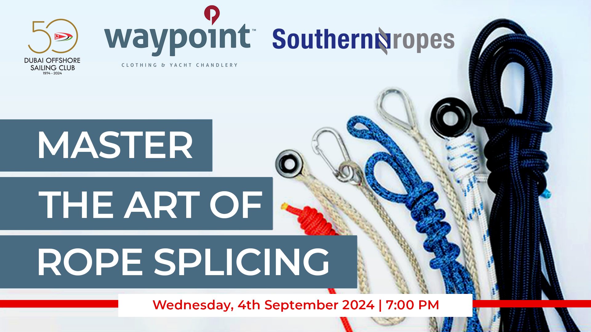 Master the art of Rope Splicing | Wednesday, 4th September 2024 | 7 ...